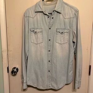 Denim Long Sleeve Shirt